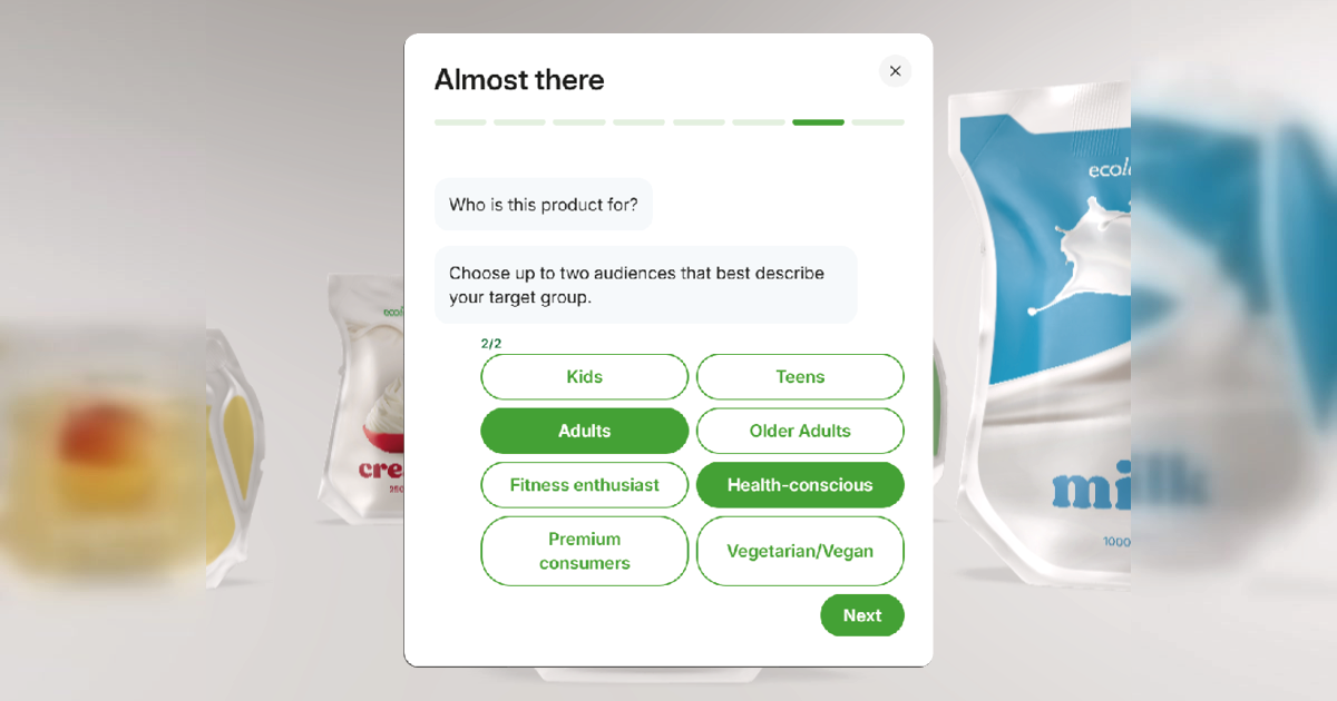 Let AI design your Ecolean package