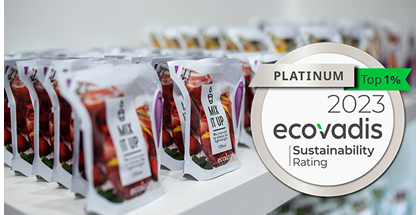 据EcoVadis评级，爱克林在最可持续发展公司中排名前1%